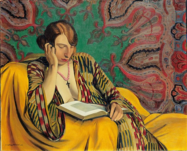 Valloton, La liseuse 
